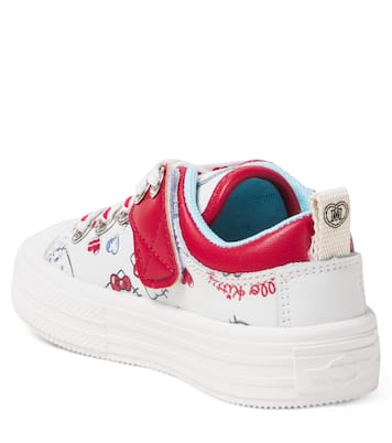 X Hello Kitty Sneakers mit Leder | Monnalisa