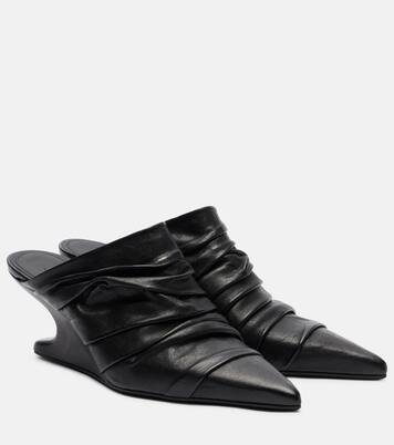 Mules Cantilever 60 aus Leder | Rick Owens