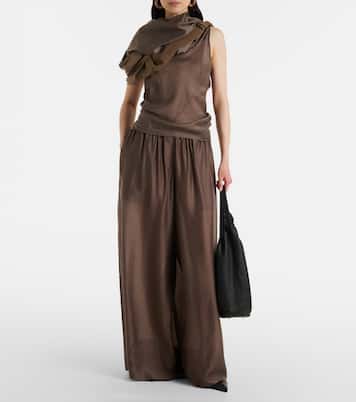 새틴 와이드 팬츠 | Entire Studios