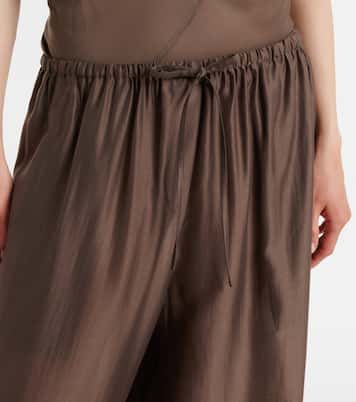 새틴 와이드 팬츠 | Entire Studios