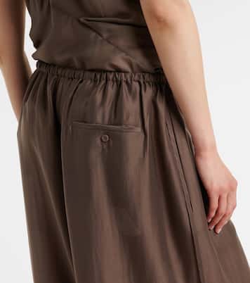 새틴 와이드 팬츠 | Entire Studios