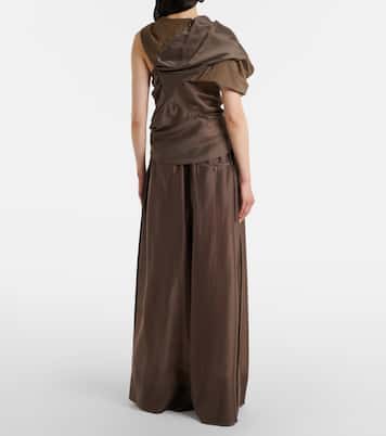 새틴 와이드 팬츠 | Entire Studios