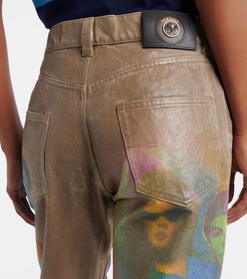 Jean droit imprimé | Versace