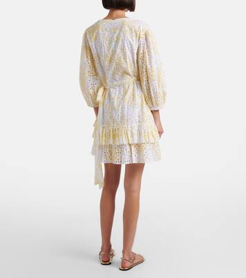 Tabitha 브로드리 앙글레즈 코튼 랩 드레스 | Melissa Odabash