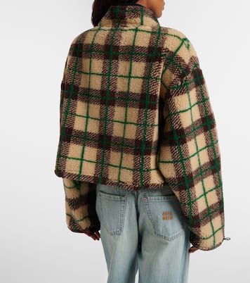 Cropped-Jacke aus Fleece | Miu Miu