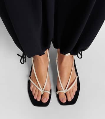 Nolan leather thong sandals | A.Emery