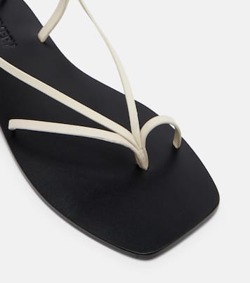Nolan leather thong sandals | A.Emery