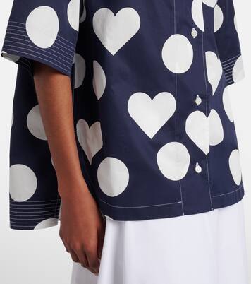 Marin polka-dot cotton poplin shirt  | Jacquemus