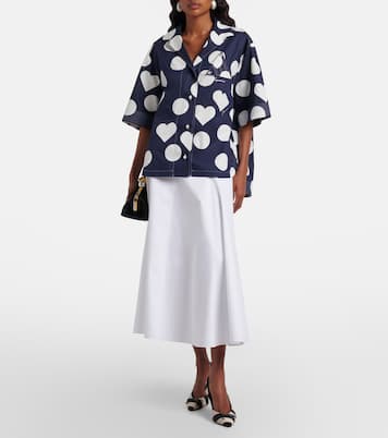 Marin polka-dot cotton poplin shirt  | Jacquemus