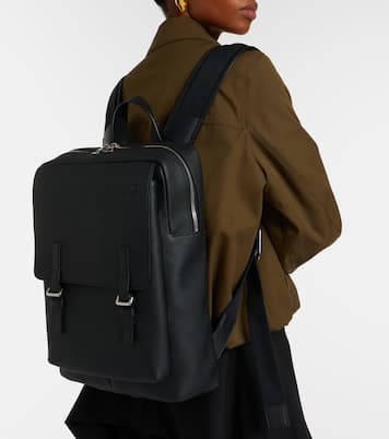 Military leather backpack | Loewe