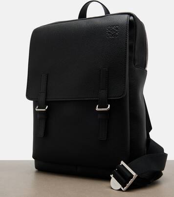 Military leather backpack | Loewe
