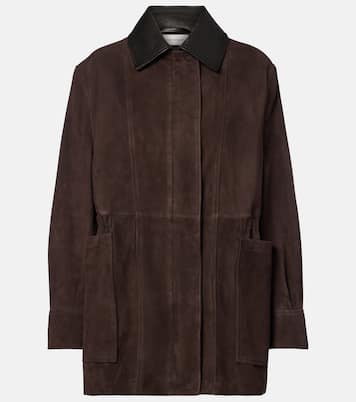 Jacke Grange aus Veloursleder | Nour Hammour