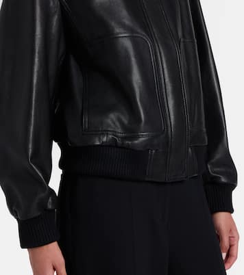 Rios leather jacket | Nour Hammour