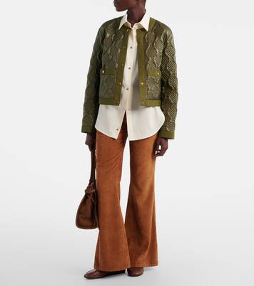 Corduroy flared pants  | Moncler
