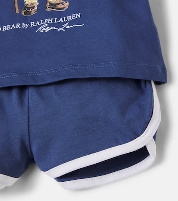 Baby Polo Bear T-shirt and shorts set | Polo Ralph Lauren Kids