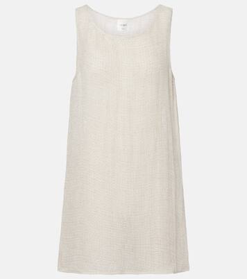 Stella sequined linen-blend minidress | Leset