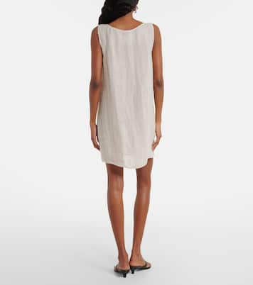 Stella sequined linen-blend minidress | Leset
