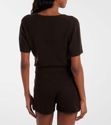Wool and cashmere shorts | Jardin des Orangers