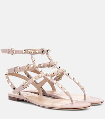Valentino Garavani Rockstud leather sandals | Valentino Garavani