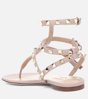 Valentino Garavani Rockstud leather sandals | Valentino Garavani