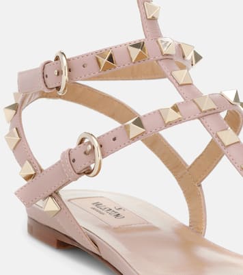 Valentino Garavani Rockstud leather sandals | Valentino Garavani