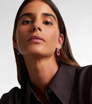 Orecchino singolo Chiara Small in oro 18kt, argento e diamanti | Eéra