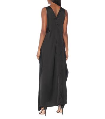 Robe longue en satin à ornements | Stella McCartney