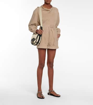 Shorts Carius aus Veloursleder | Isabel Marant