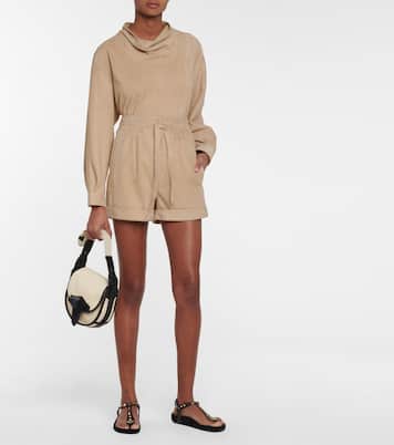 Shorts Carius aus Veloursleder | Isabel Marant