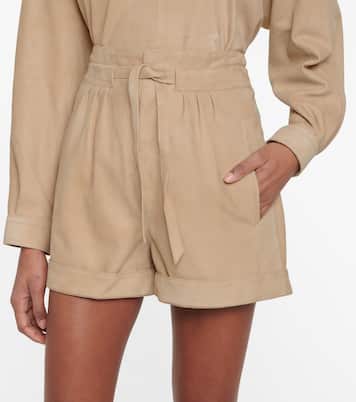 Shorts Carius aus Veloursleder | Isabel Marant