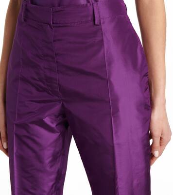 Pantaloni in taffetà di seta | Prada