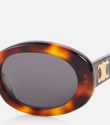 Triomphe 01 oval sunglasses | Celine Eyewear
