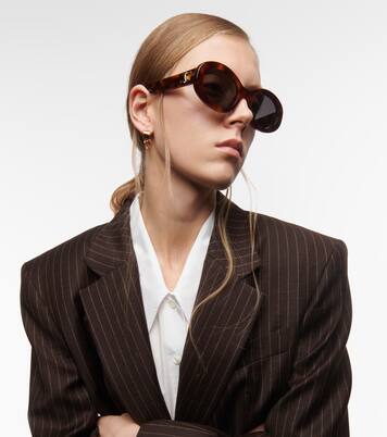 Triomphe 01 oval sunglasses | Celine Eyewear