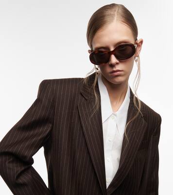 Triomphe 01 oval sunglasses | Celine Eyewear