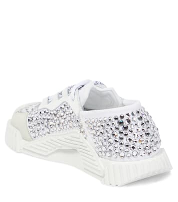 NS1 crystal-embellished sneakers | Dolce&Gabbana Kids