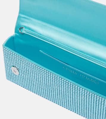 Amini Paloma embellished clutch | Amina Muaddi