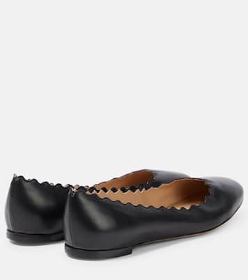 Lauren leather ballet flats | Chloé