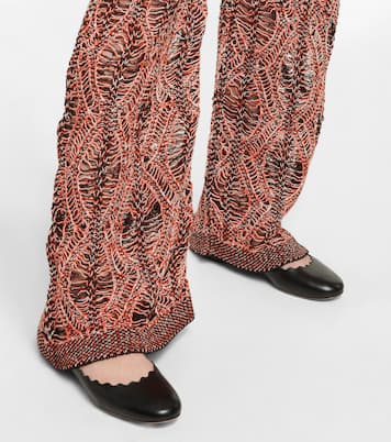 Lauren leather ballet flats | Chloé