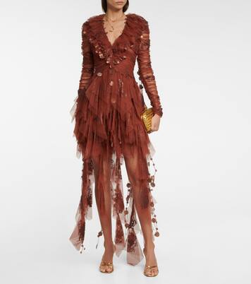 Robe Kaleidoscope en organza | Zimmermann