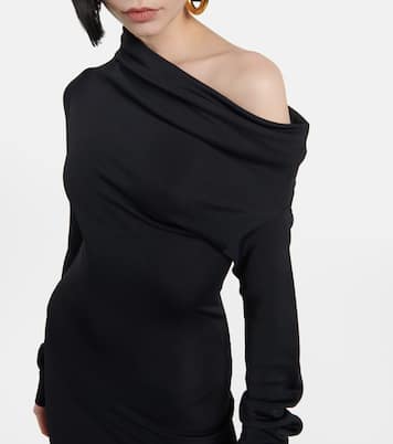 Abito lungo in jersey monospalla | Ferragamo