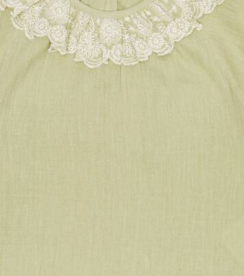 Antoinette embroidered cotton blouse | Louise Misha
