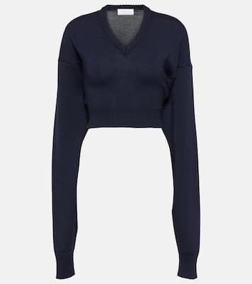 Pull raccourci Pomez en laine vierge | Sportmax