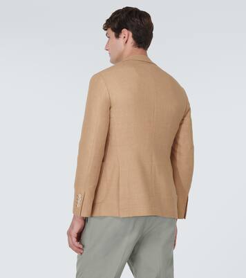 Wool, cashmere, and silk twill blazer | Brunello Cucinelli