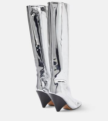 Lakita mirrored knee-high boots | Isabel Marant