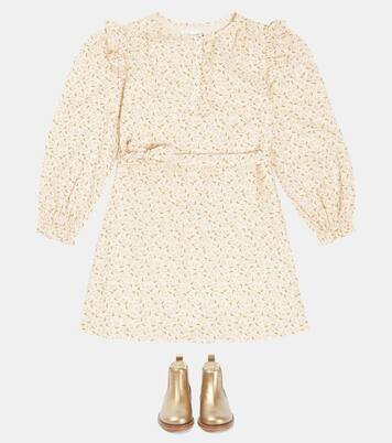 Mathis metallic leather boots | Bonpoint