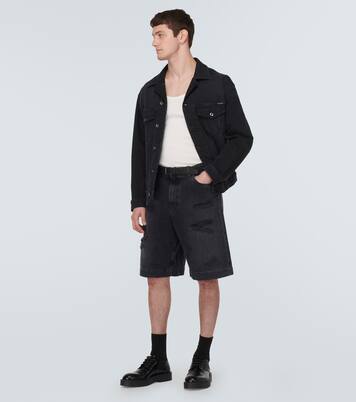Distressed denim shorts | Dolce&Gabbana