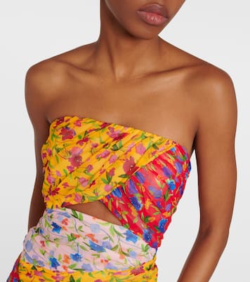 Robe longue à fleurs | Carolina Herrera