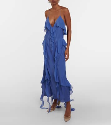 Escarpins River en cuir et résille | Khaite