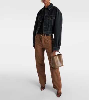 Le 37 Small leather bucket bag | Saint Laurent