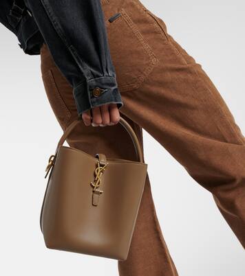 Le 37 Small leather bucket bag | Saint Laurent